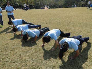 Zajęcia w Gucun Park, jesień 5 2017 r